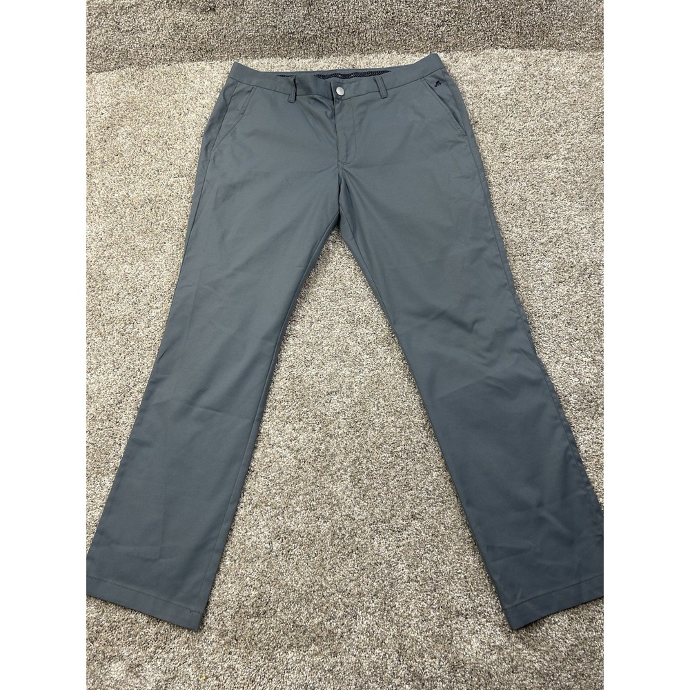 Bonobos Maide Pants Mens 36x32 Slim Straight Performance Lightweight Golf Navy